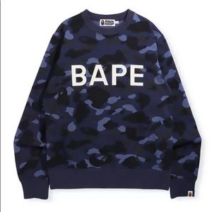 Bape color camp crew neck (fw21)